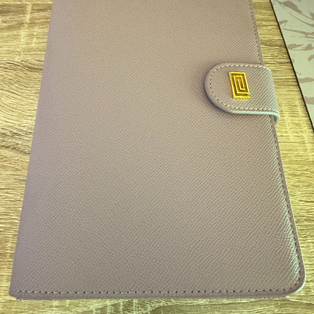MM1. Nomi Ringless Agenda | A5 Notebook Planner Cover (Mauve Pebble)